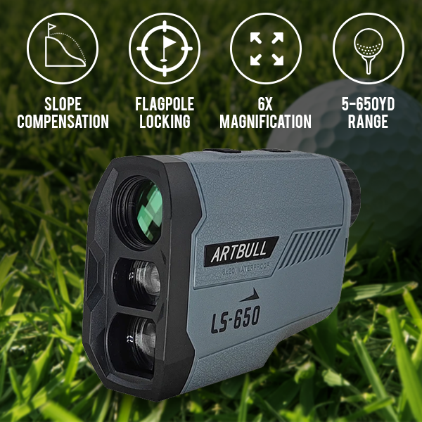 Golf Laser Rangefinder Artbull LS-650M with Flagpole-Lock